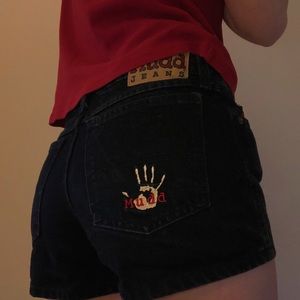 Mudd Black Jean Shorts